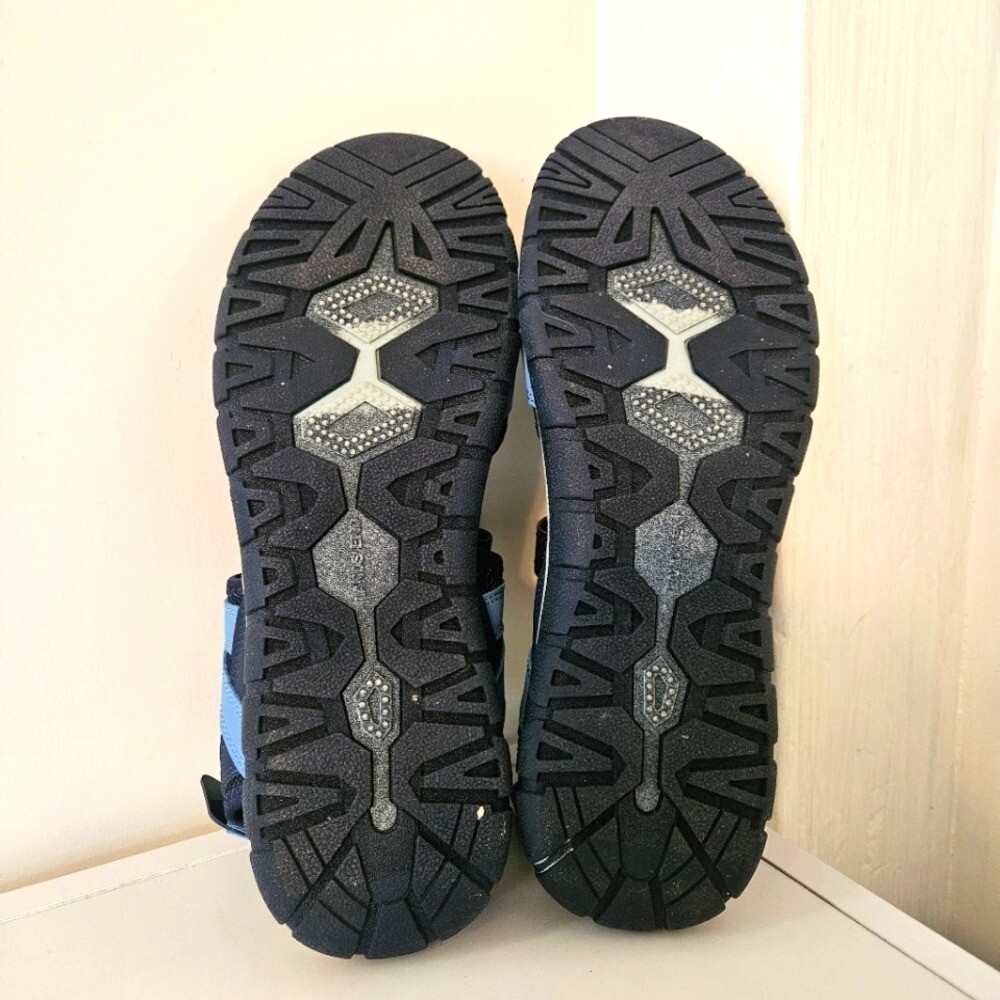 Lands End Womens All Weather Sandal Trail Hiking Comfort Shoes Deep Sea Navy US9