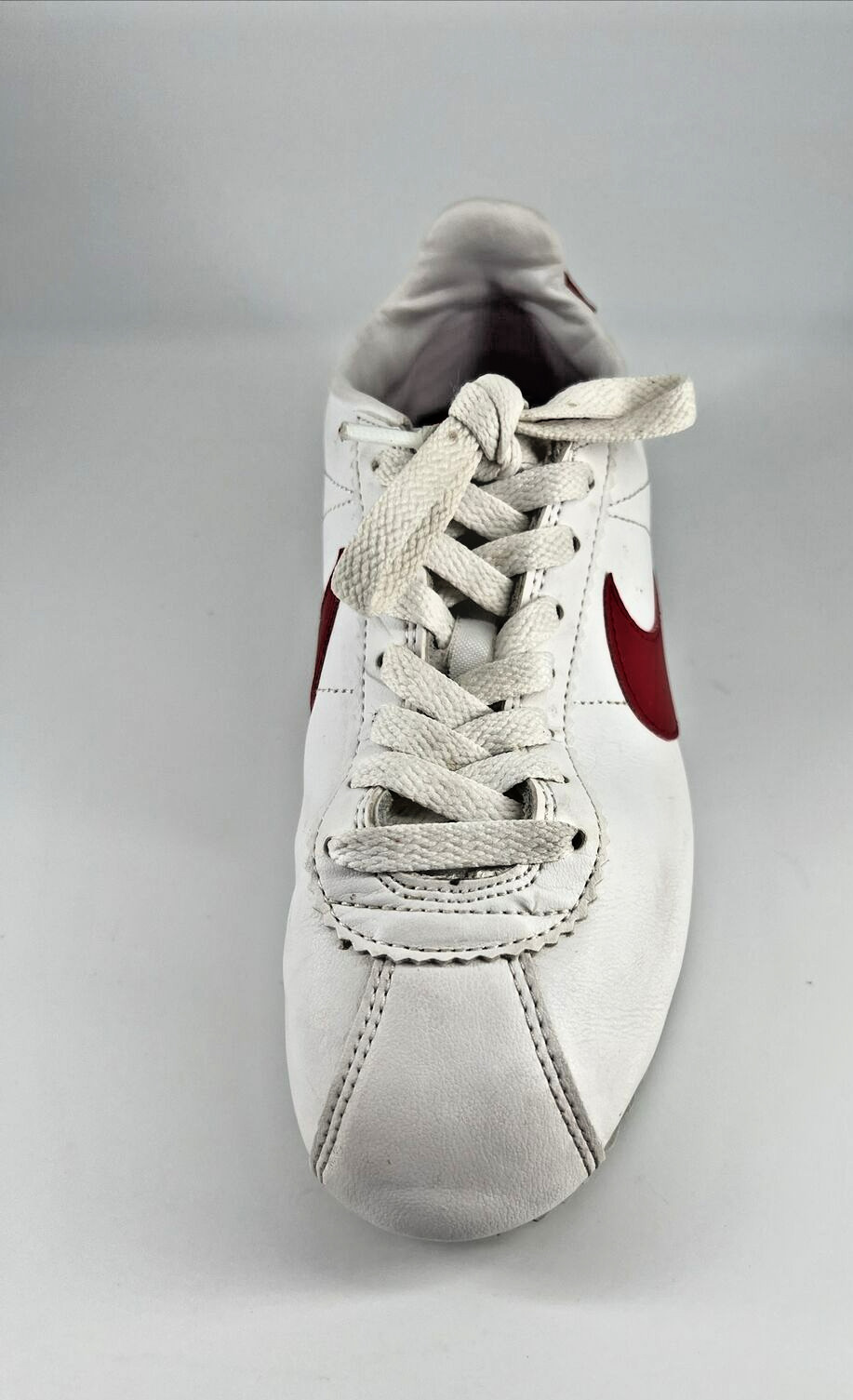 Nike Classic Cortez Swoosh Womens White Varsity Red Sz 7 Forest Gump 807471-103