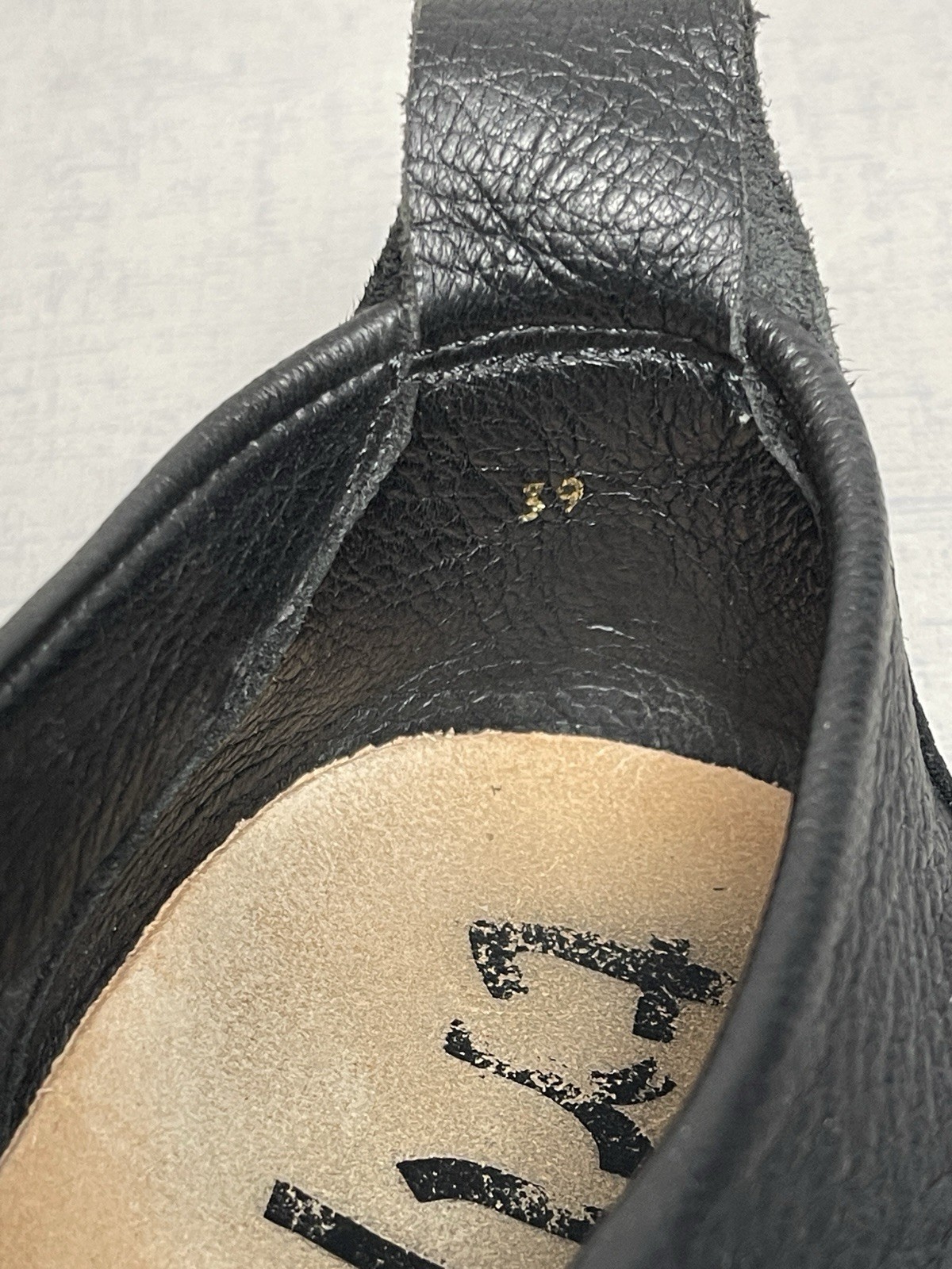 Trippen Soft Leather Braut Flats Luxury Comfort Shoes Loafer Black 39 /US 8.5