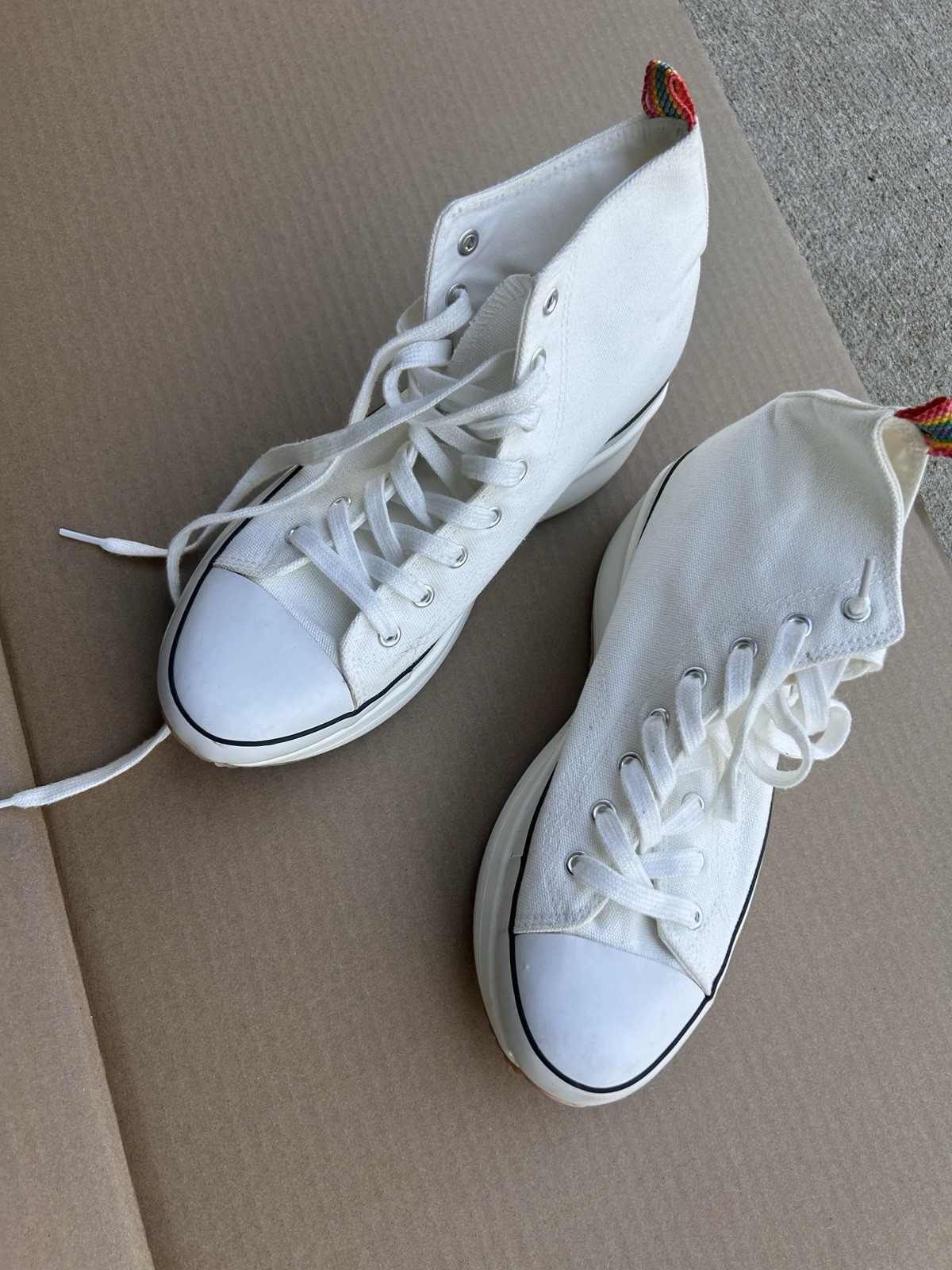 MADDEN GIRL Womens White Pull Tab Winnona Toe Athletic Sneakers Shoes 10M