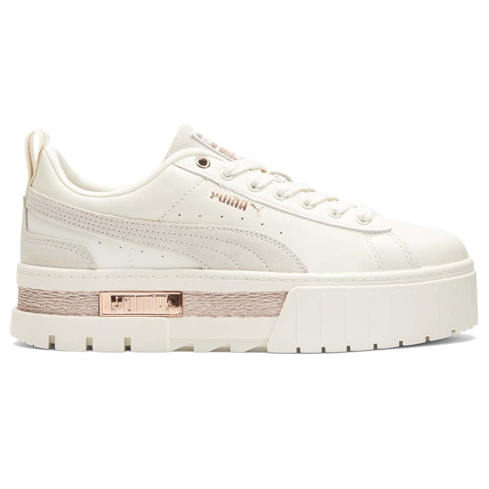 PUMA Mayze Wave Platform Womens Off White Sneakers Casual Shoes 39053501