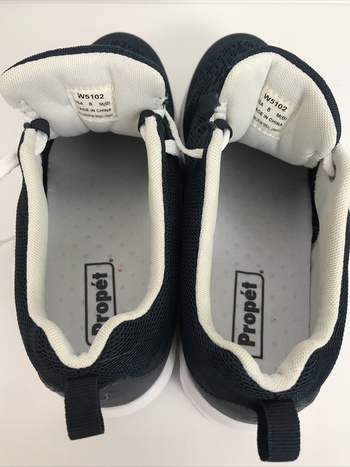 Propet TravelActiv Sneakers W5102 Navy Blue Comfort Walking Casual Shoes Size 8