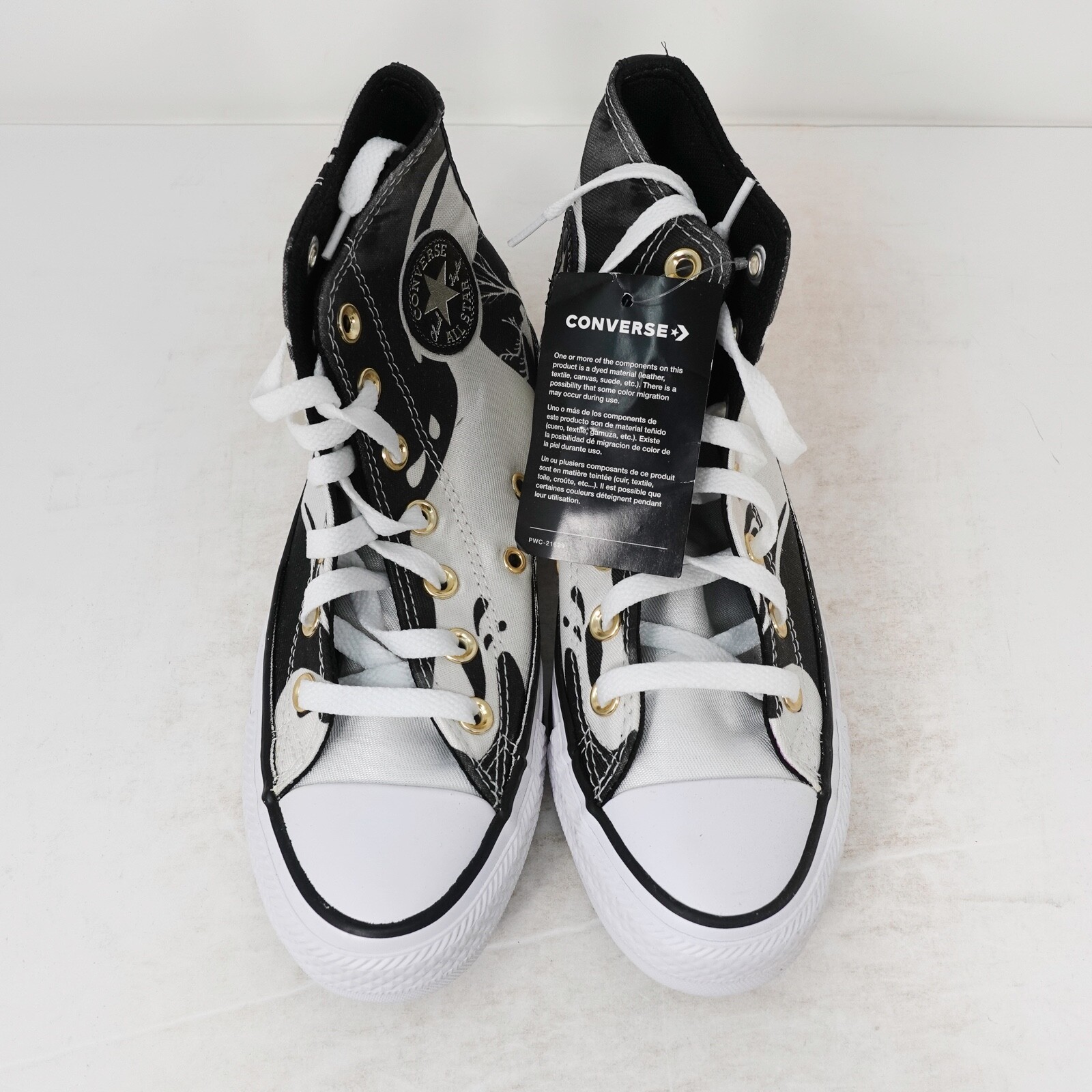 Converse CTAS HI Disney Frozen II Black White 167358C Size Mens 4 Womens 6