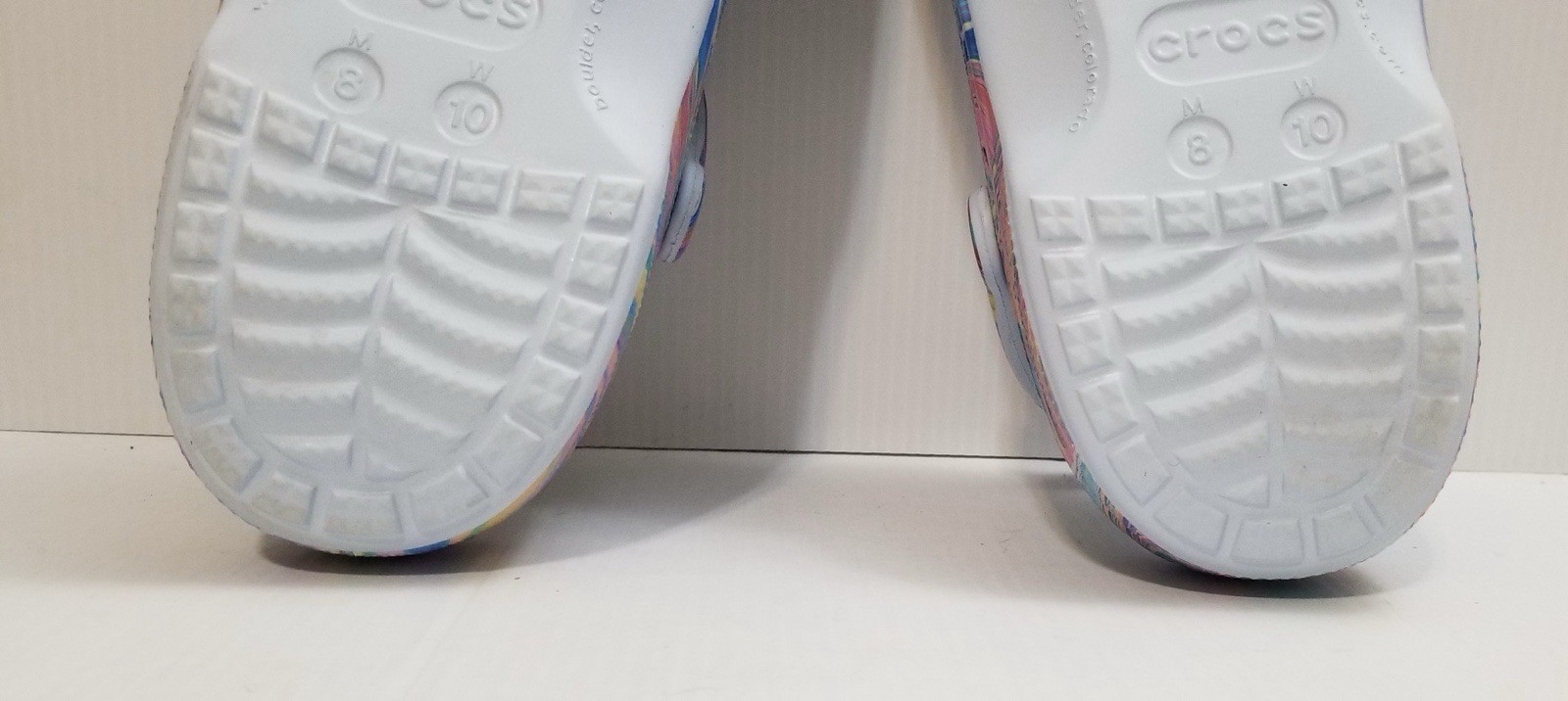 Crocs Adult Unisex Baya Lined Printed Clog Multicolor Size M 8 W 10 #205975 EUC