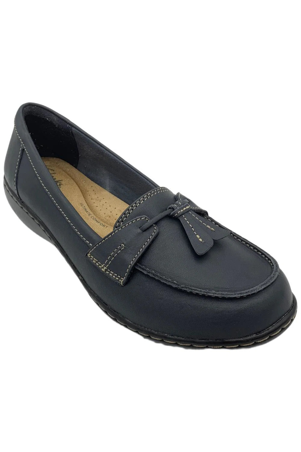Clarks Collection Slip On Loafers Ashland Bubble Navy