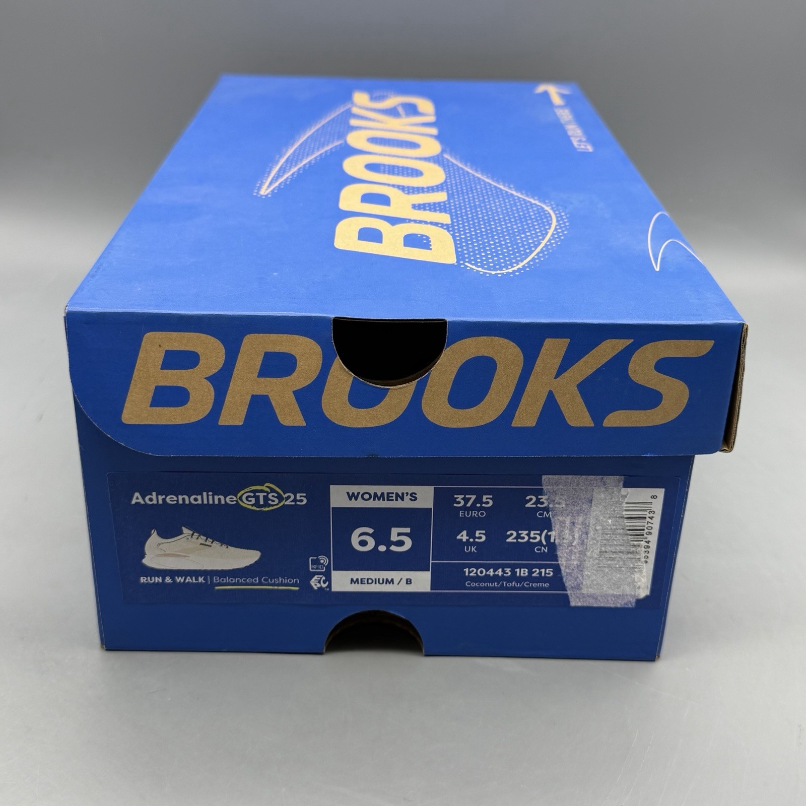 Brooks Adrenaline GTS 25 Women’s 6.5 Running Walking Shoes Coconut Crème Leopard