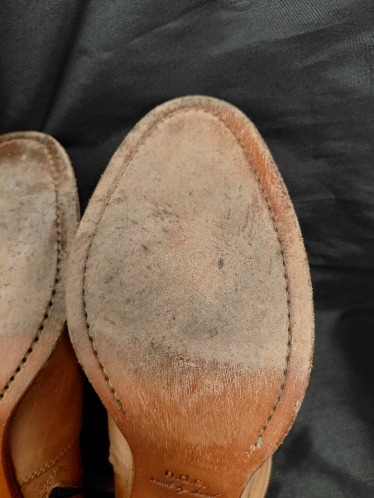 N.D.C. Made By Hand Women Ankle Boots Light Brown Leather Made In Spain Size 40