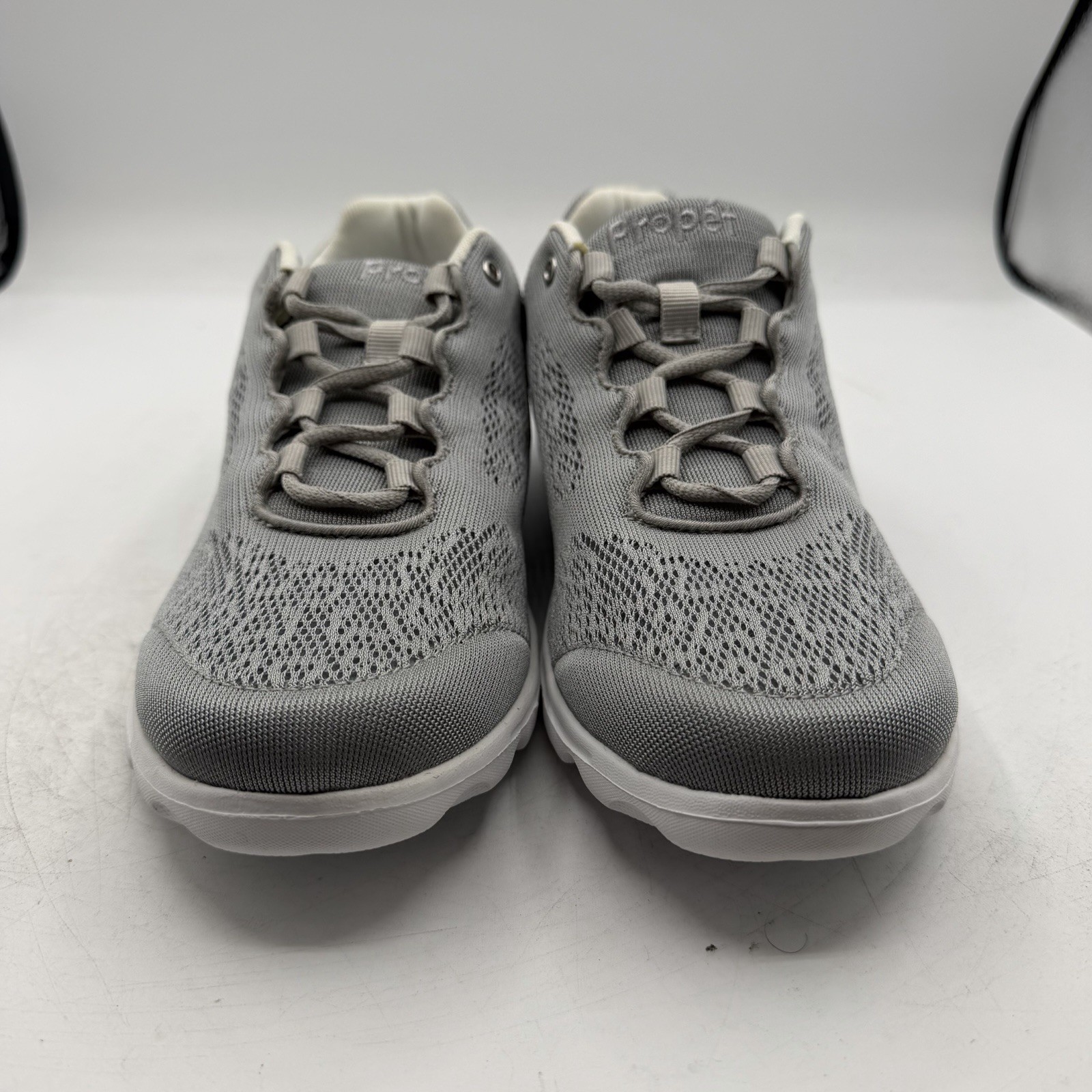 Propet TravelActiv Sneakers Womens Sz 8 XX(4E) WIDE Grey Comfort Shoes W5102