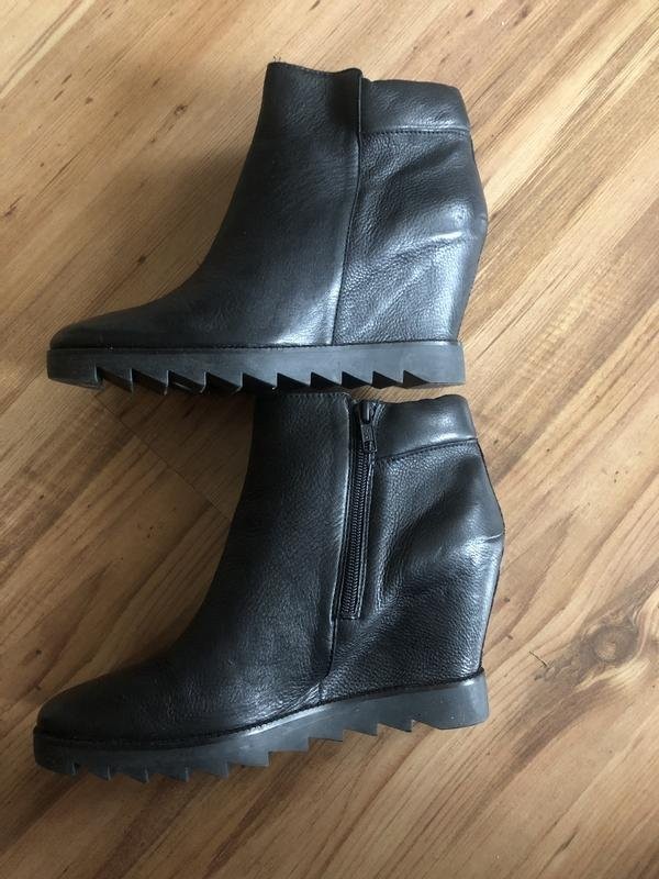 women ash ankle boots black leather 40