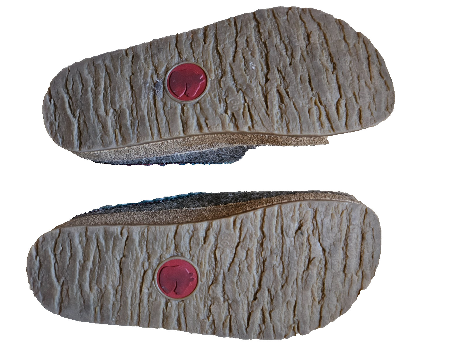 Boho Haflinger Felt Clogs Earth Color Traditional Trim WOMEN’S SIZE 36