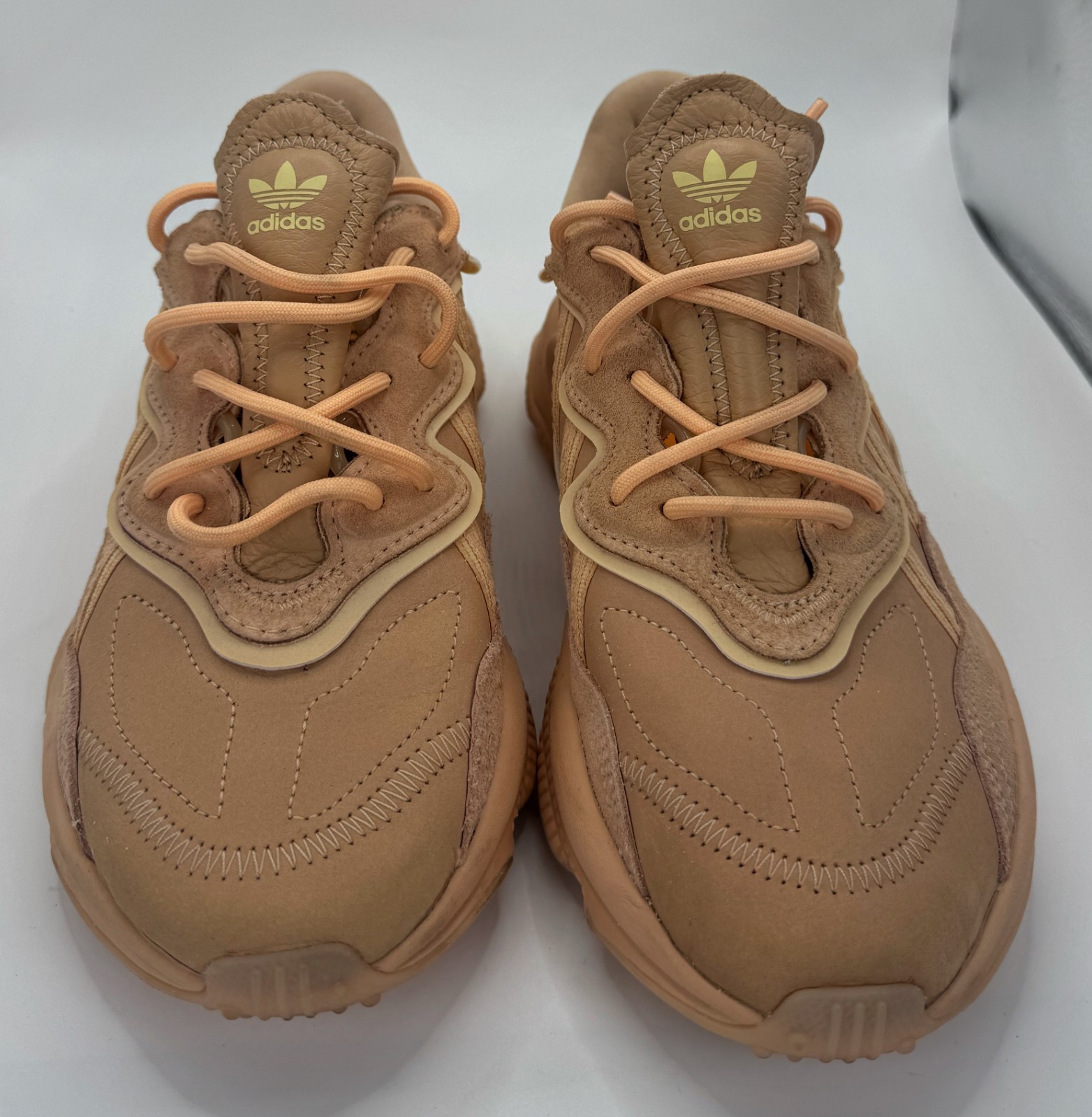 Adidas Ozweego Glow Orange Pale Nude Chunky Sneakers US Men 5.5 Womens 7 FZ1962