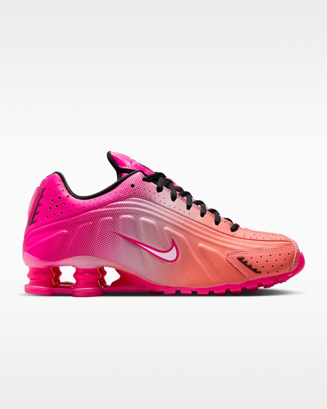 NIKE Women’s Shox R4 IH2343-600 Hyper Pink Pink Black Pink Foam