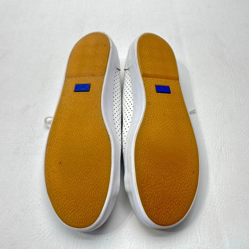 Keds Kickstart Women Size 7.5 Shoes WH56115 White Leather Casual Sneakers 1678