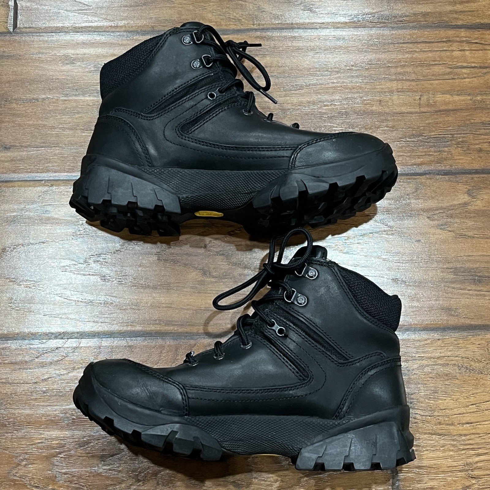 Harley Davidson Boots Womens 10 Huxley 3.5 Inch Waterproof Leather Vibram Black