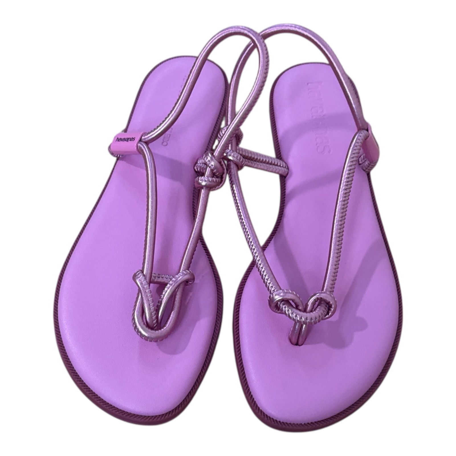 Havaianas Una Acai Eur Sandals in Pink Size US 10 EUC