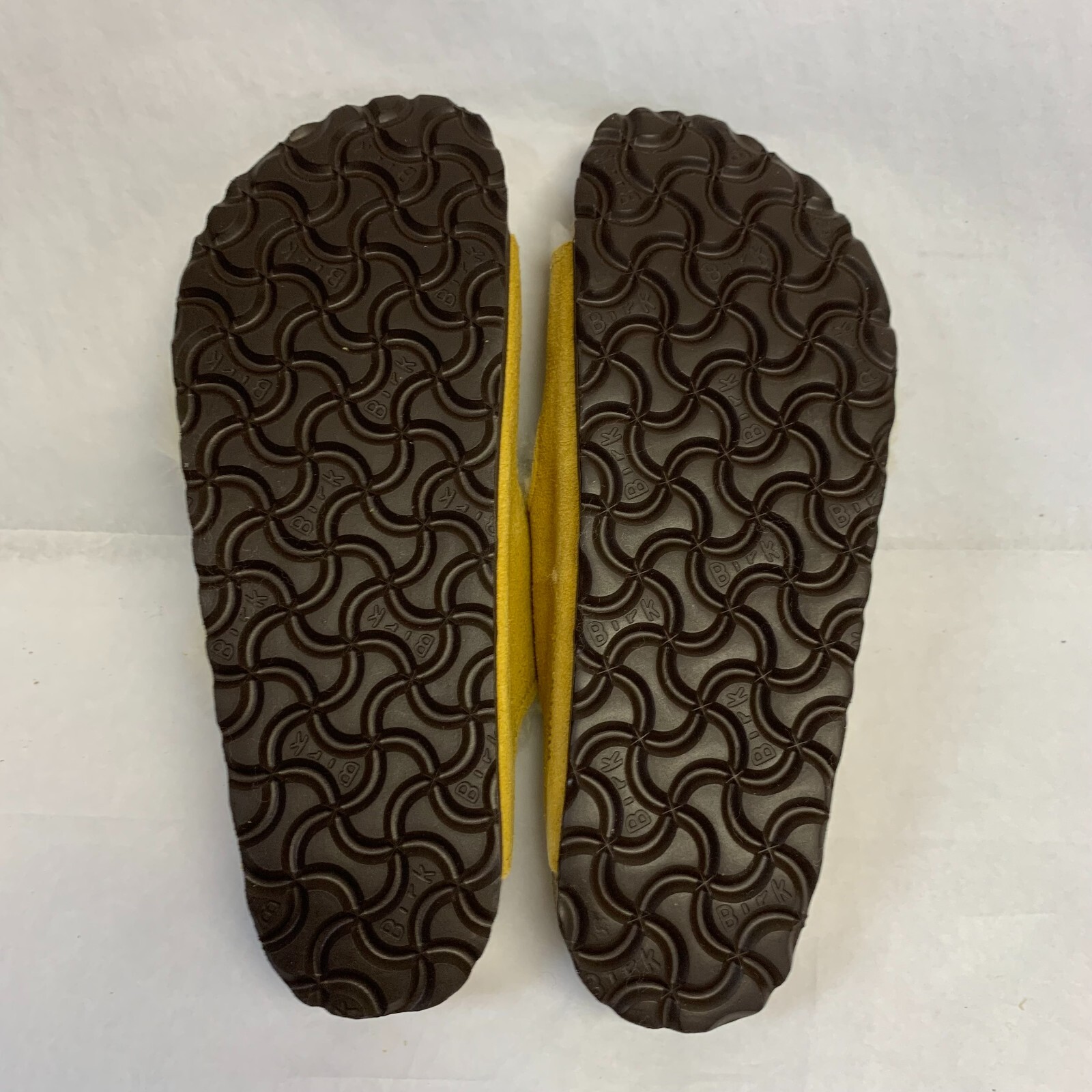 Birkenstock New with Box Arizona Shearling Ochre-Beige Suede Narrow Select Size
