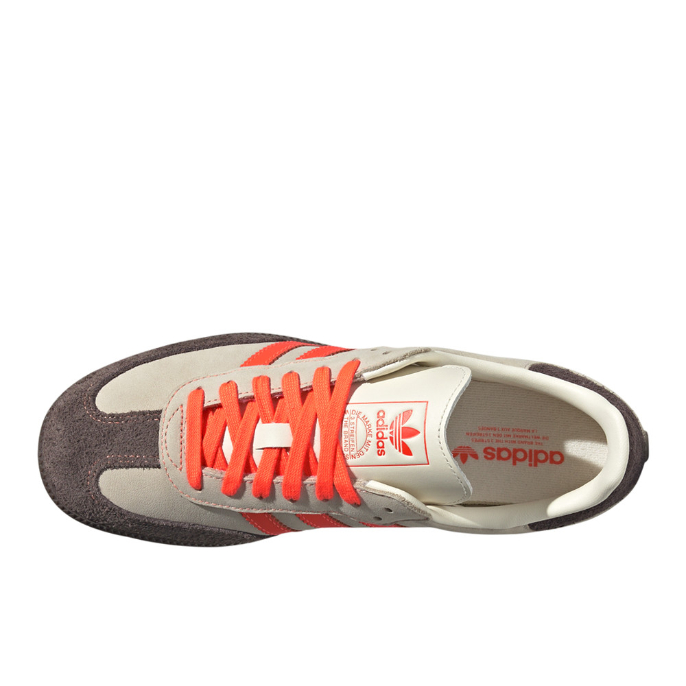 adidas Samba Og Lace Up Womens Orange Sneakers Casual Shoes JI2732