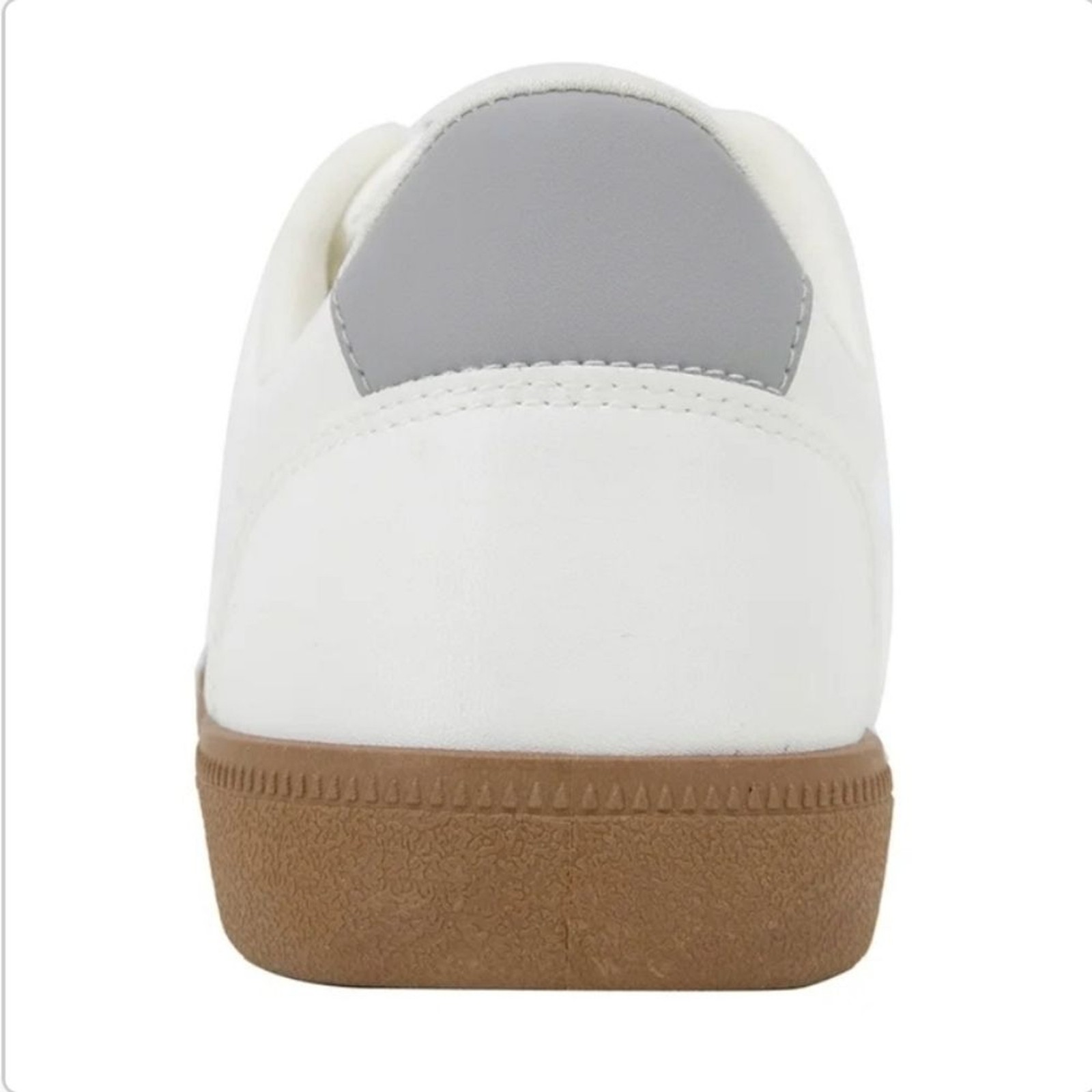 JSport Cecily Casual Sneaker Suede White Grey Low Top Women’s Size 10 NIB