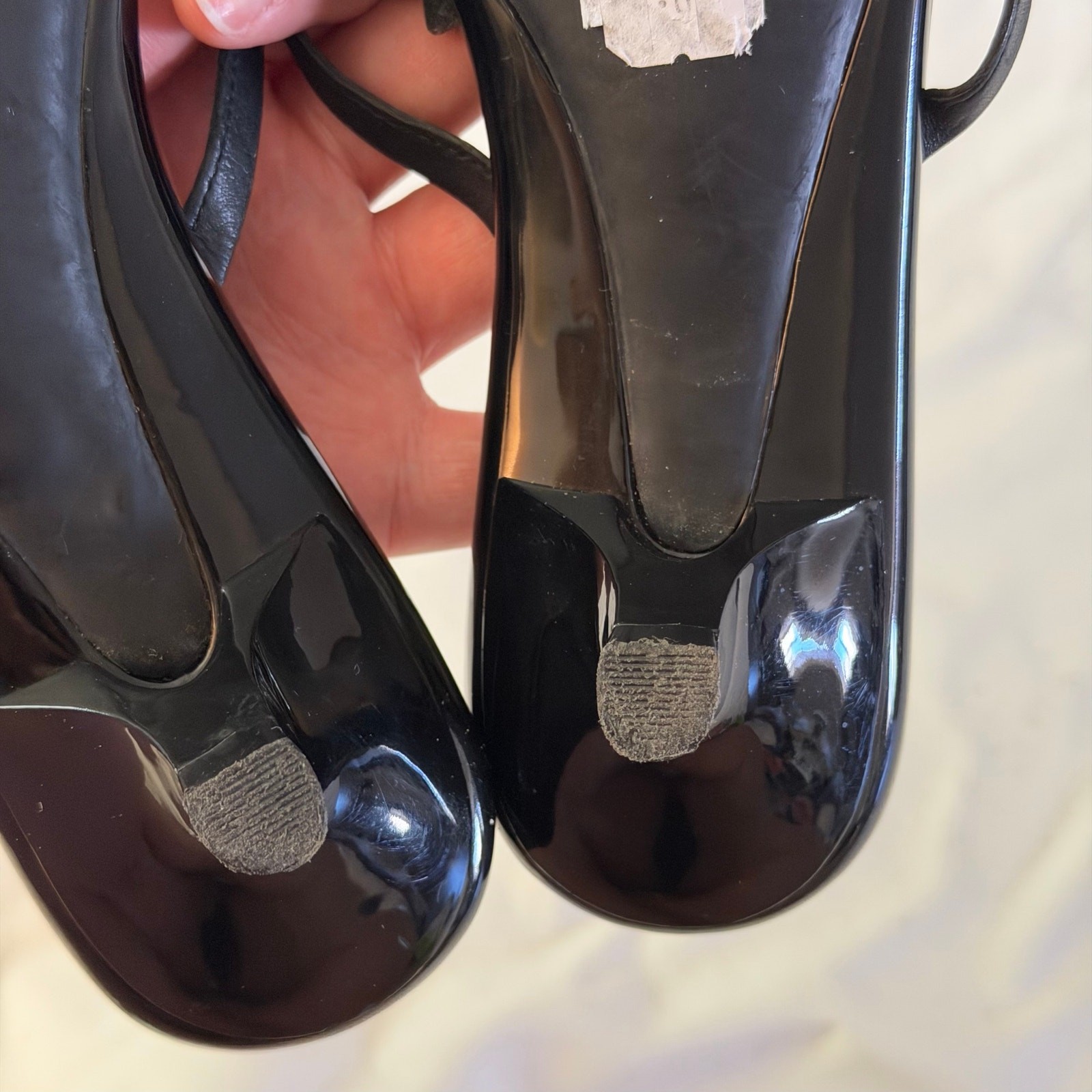 Y2K 2000s Black Genuine Leather Floral Kitten Heel Sandal 7.5 Fairy Grunge Whims