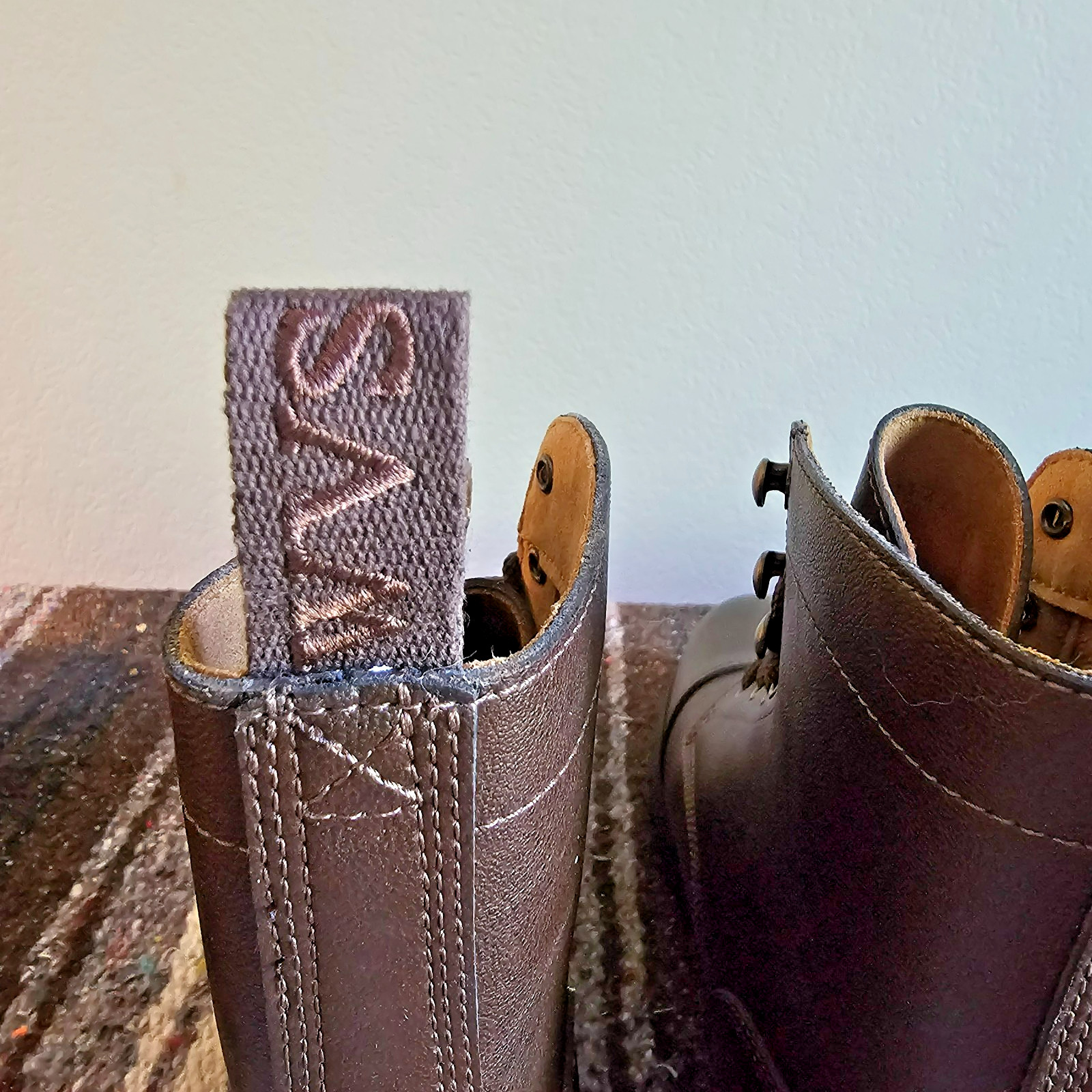Will’s Vegan Shoes Dark Brown Vegan Leather Carbon-Neutral Work Boots Sz 9
