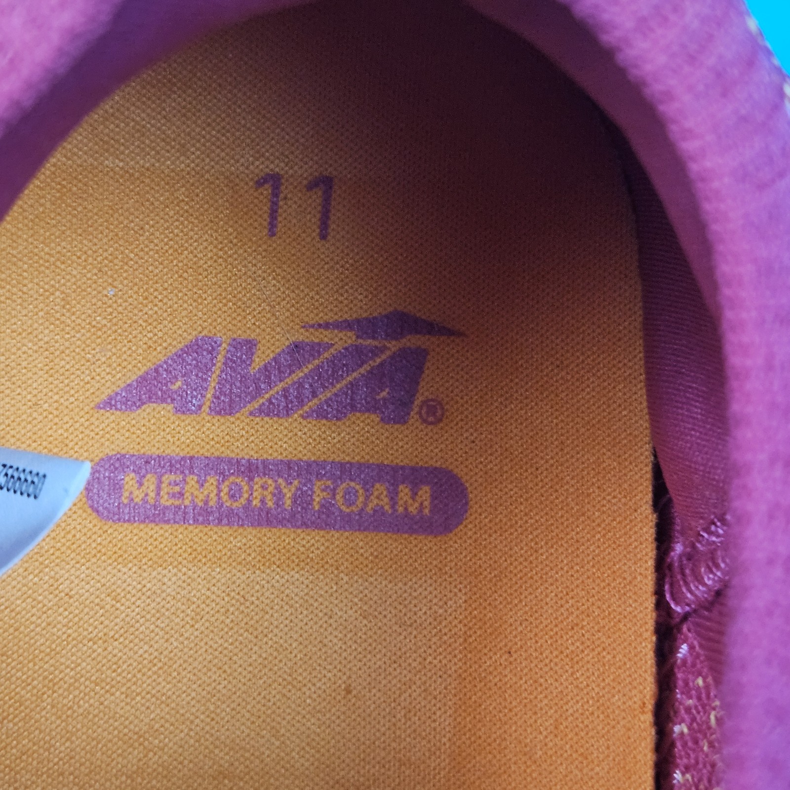 Avia Women’s Pink Slip-On Memory Foam Sneaker Lightweight Knit Pick size
