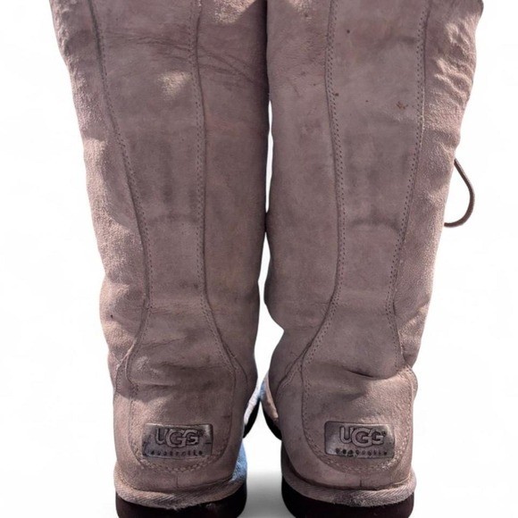 UGG Whitley Tall Lace-Up Sheepskin Boots