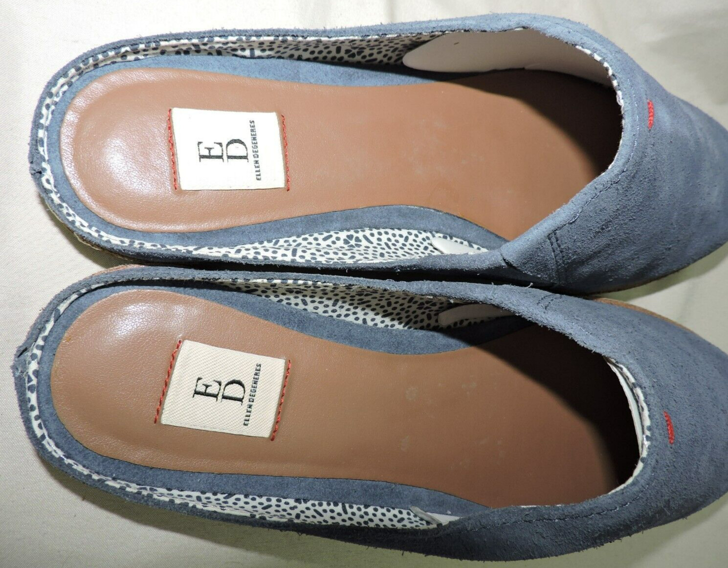 ED Ellen DeGeneres Women’s Noralee Steel Blue Slip-On Shoes Size 9.5 M US