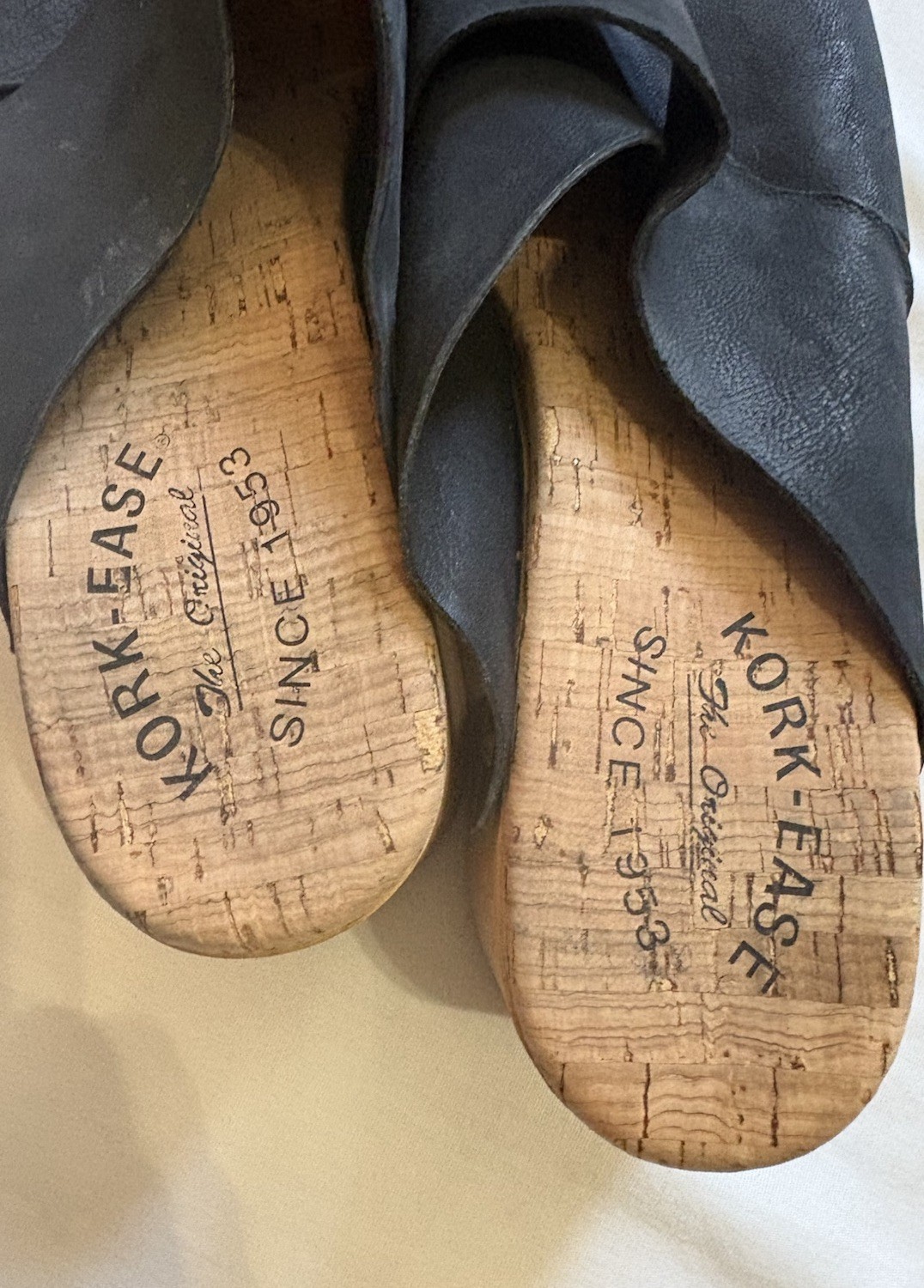 2 Pairs Kork Ease Sandals Size 8, Each Worn Once