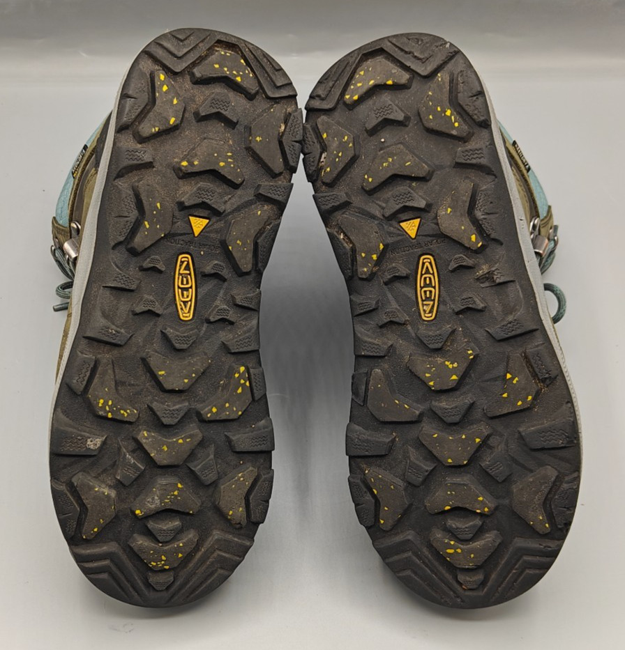 Keen Revel IV Mid Polar Waterproof Hiking Boots Brown/Gray/Blue Women’s Sz 8.5