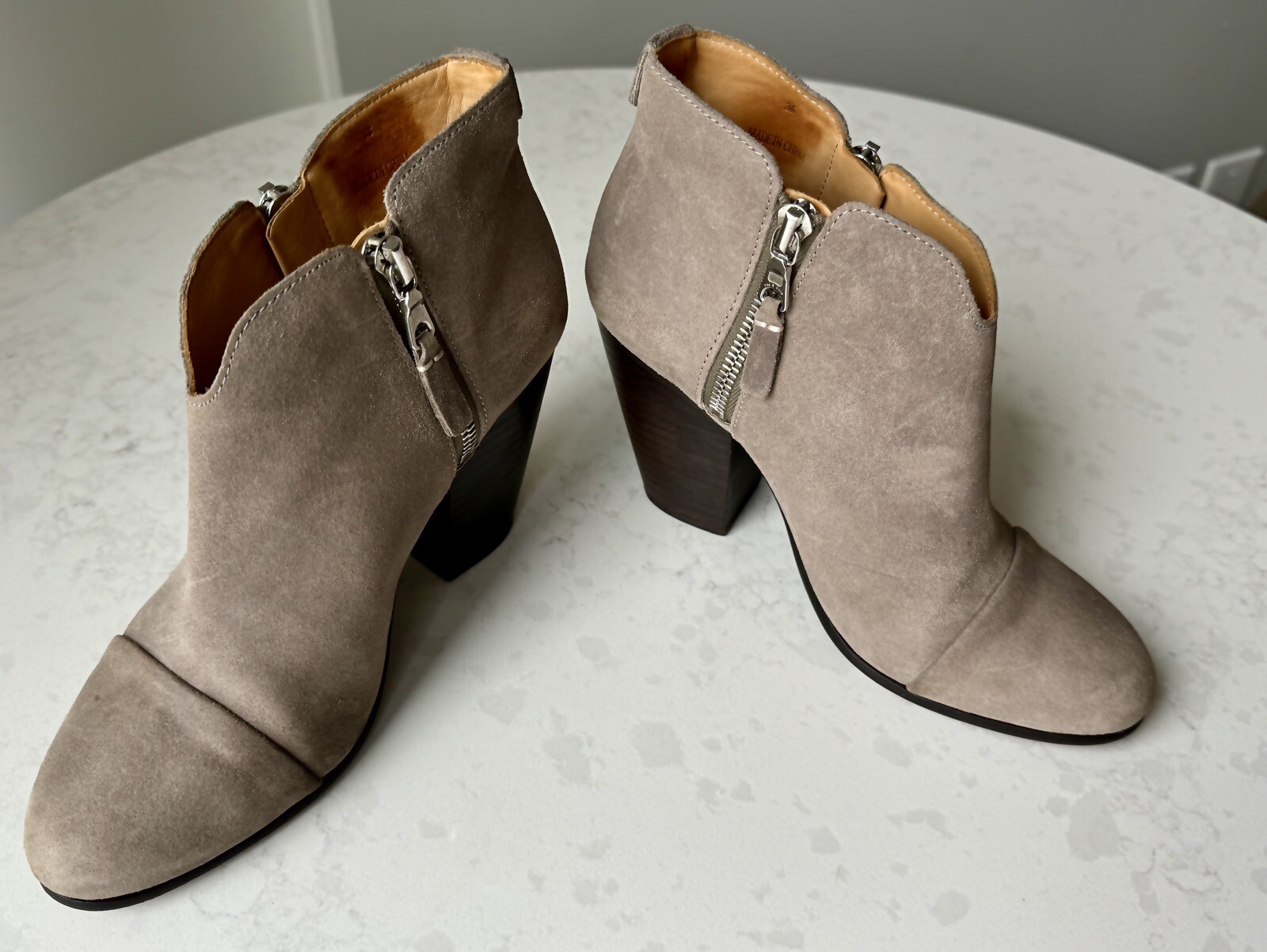 Rag and Bone Margo Ankle Boot In Color Stucco Gray Women’s Size EU 36 US 6