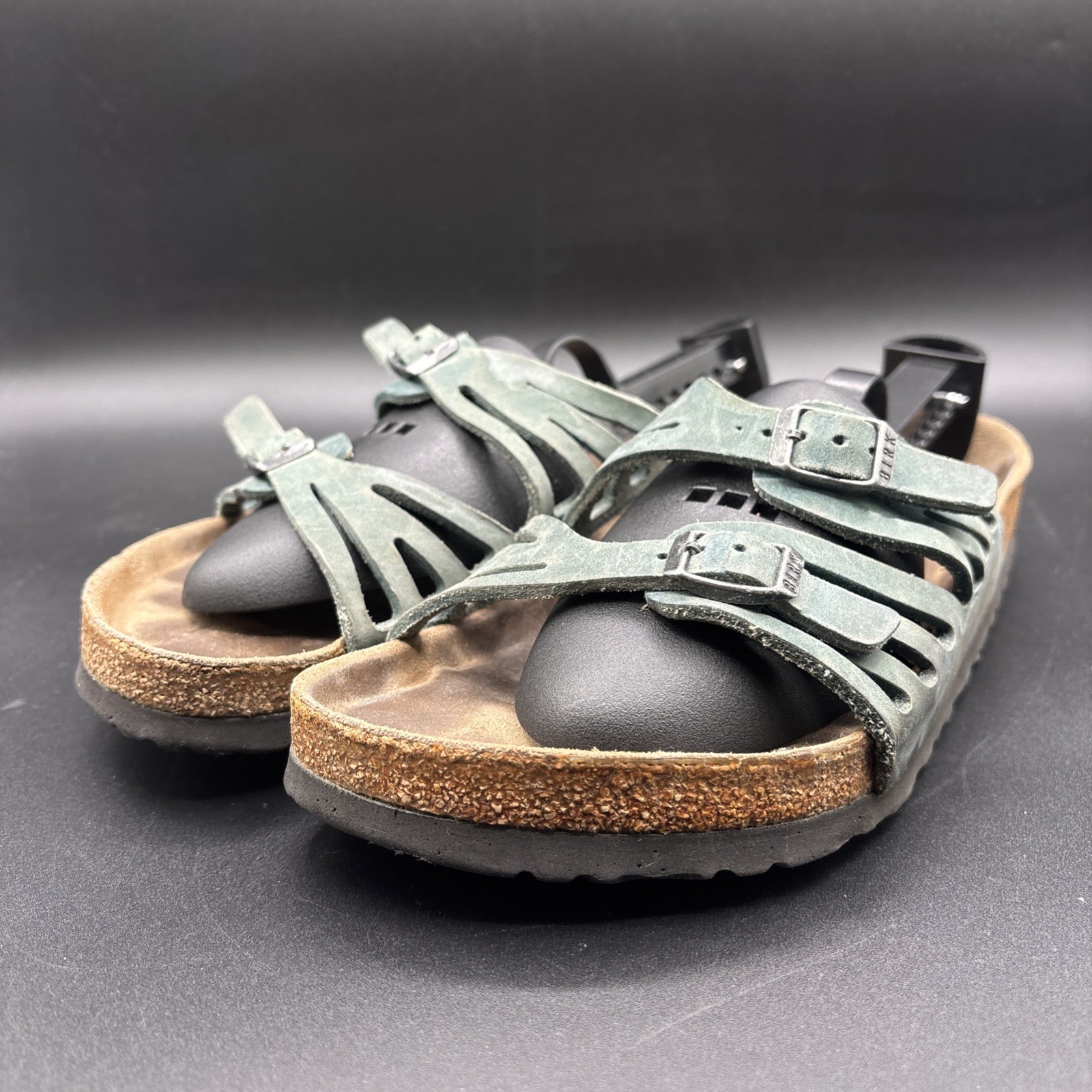 Birkenstock Granada Sandals Slides Women’s EU 40 US 9 Soft Blue Turquoise