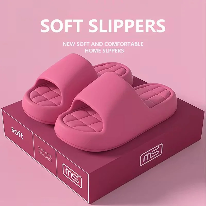 Fashion Women’s Slippers Indoor Thick Soft Sole Anti-slip Wear-resistant Slides