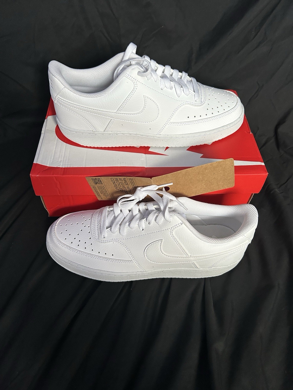 Nike Court Vision Next Nature Low Triple White Women’s Leather DH3158-100