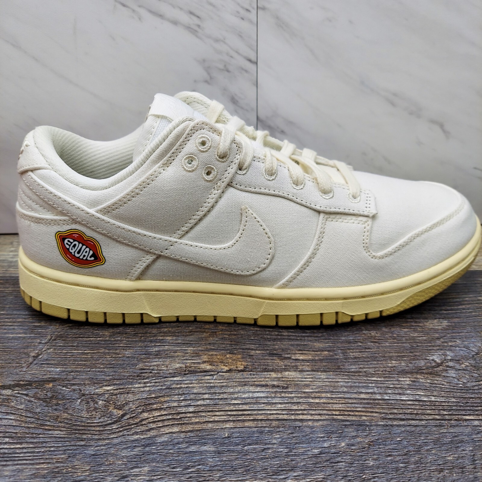 Nike Dunk Low SE The Future Is Equal Sail Cashmere Gold FD0868-133 Womens Size 9