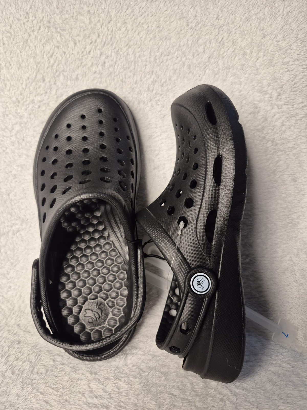 Joybees women Black Clogs | Comfortable Slip-On Shoes |Everyday Wear | Size 7