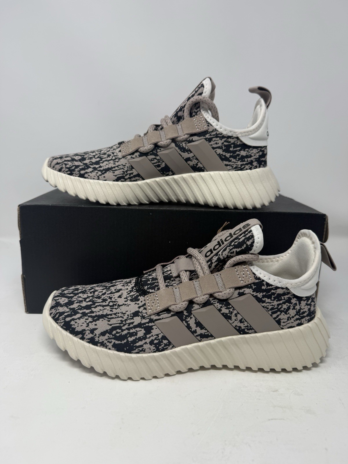 Adidas Kaptir 3.0 Grey Black Camo Lace Up Casual Sneakers JP7694 Women’s Sizes