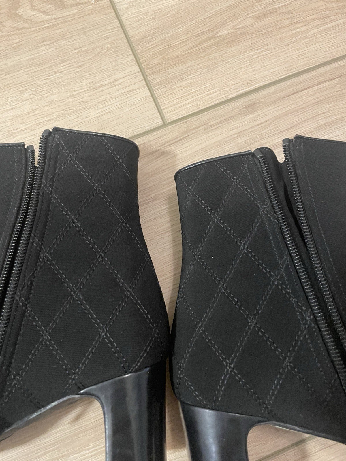 Stuart Weitzman Black Heeled Ankle Booties Womens 7