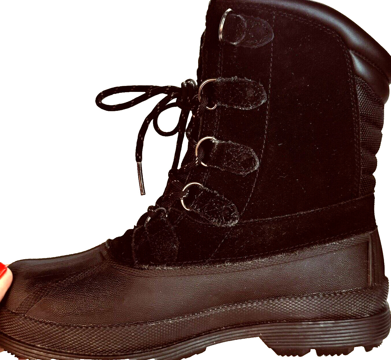 Norti V8 Weatherproof Suede Lace Up Size 7