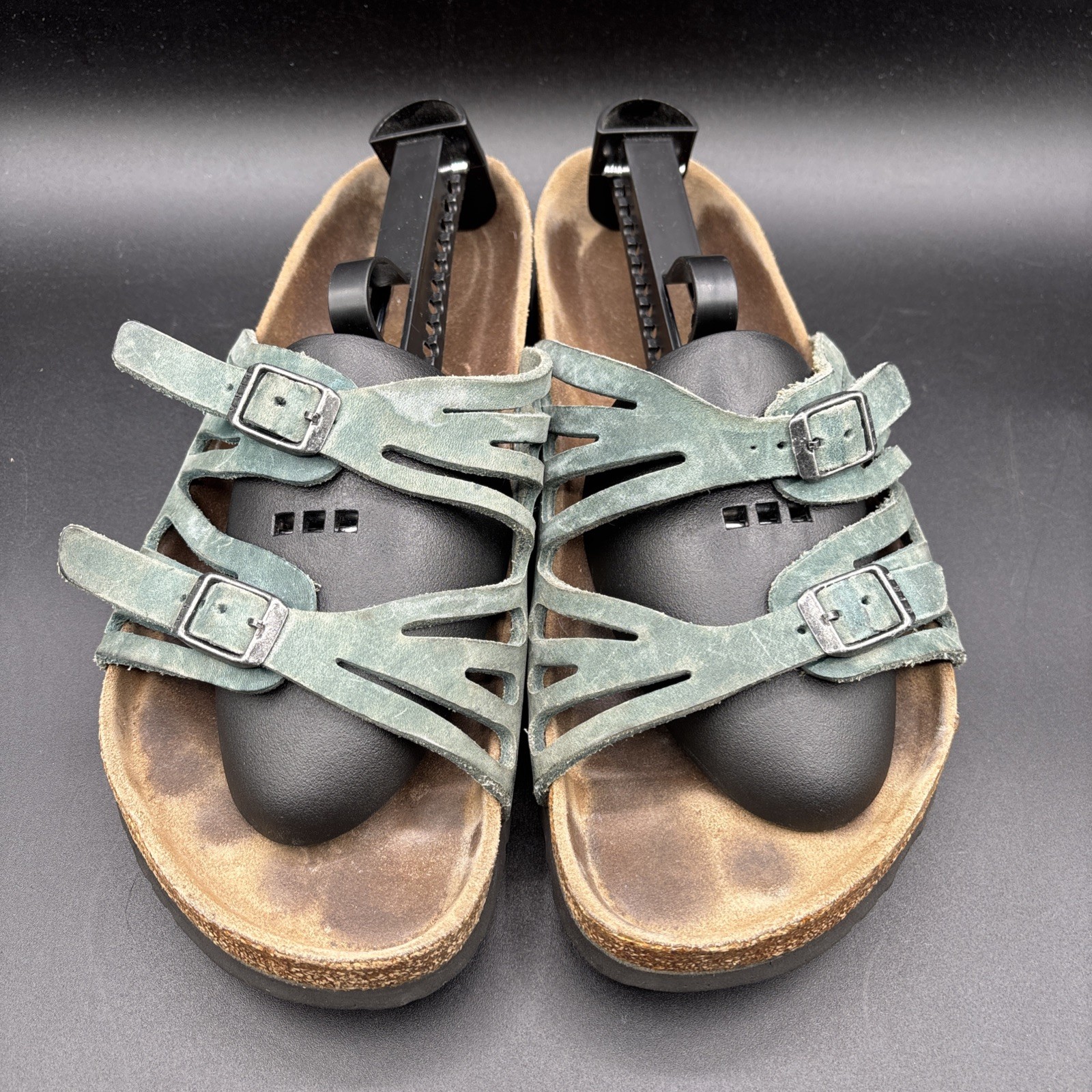 Birkenstock Granada Sandals Slides Women’s EU 40 US 9 Soft Blue Turquoise