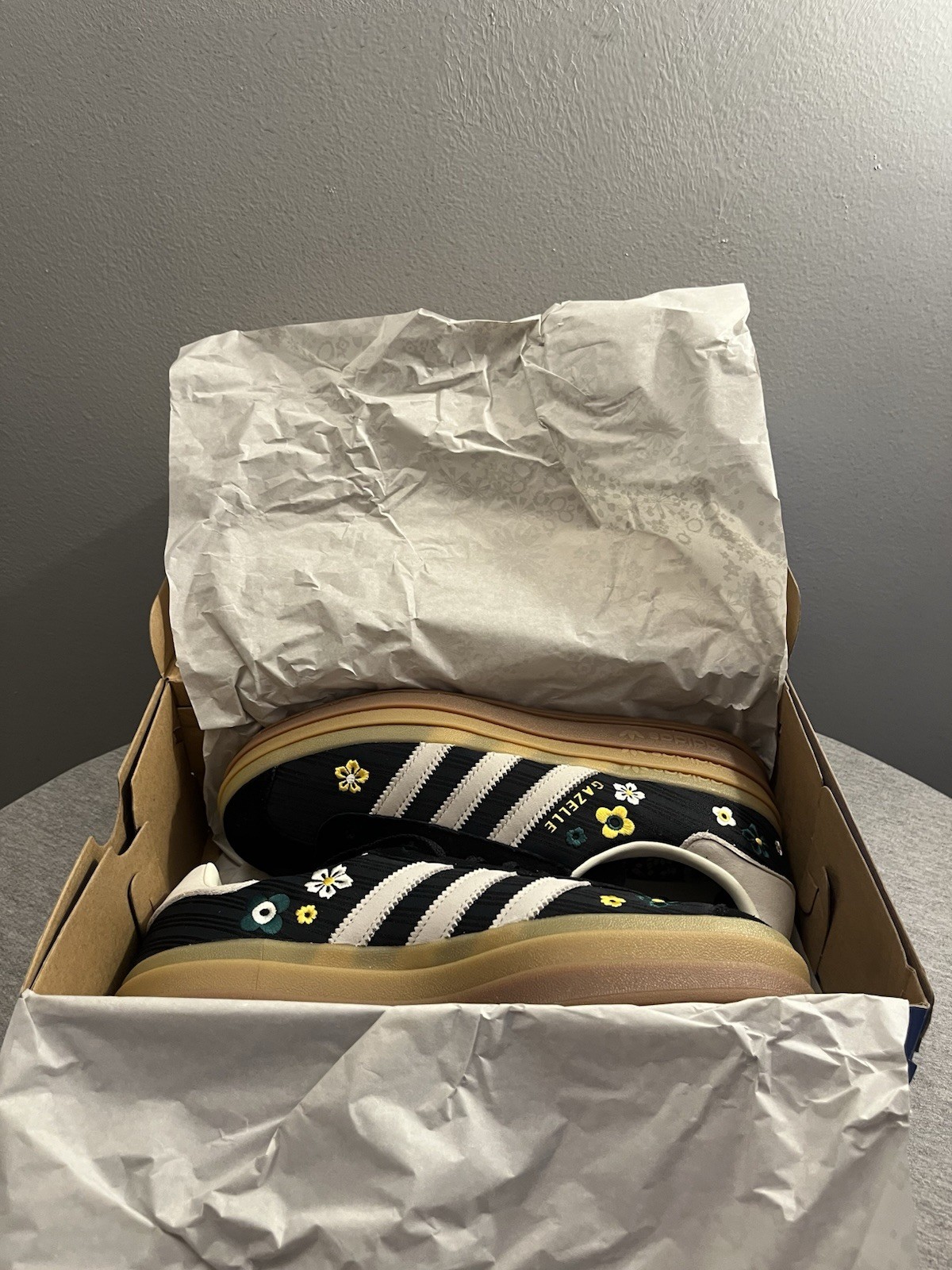 Adidas x Liberty London Gazelle Bold ‘Black Floral’ Women’s Show Size 7 IH1922