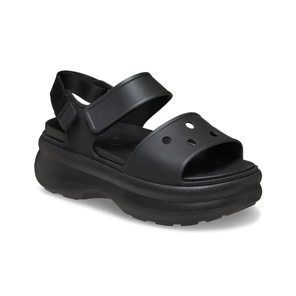 New CROCS Womens SOHO Y STRAP SANDAL 211755-001 BLACK W 5-9 TAKSE