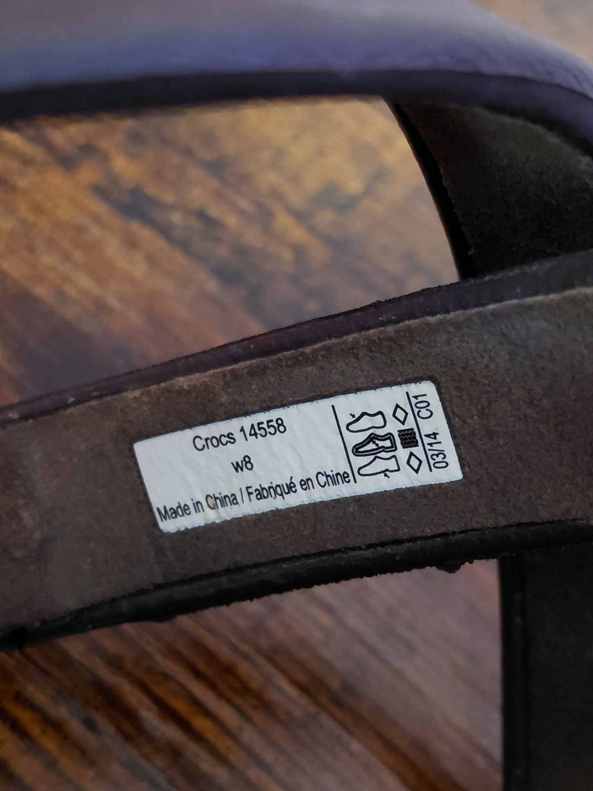 Crocs CYPRUS IV High Heels Women’s 8 Brown Slip On Strap Comfort Sandals