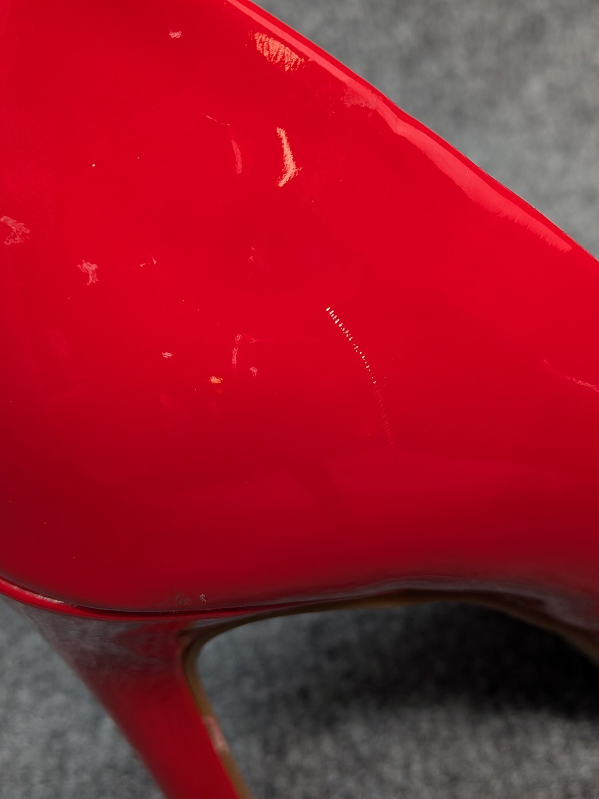 Torrid Red (Patent Leather) Look Stiletto Heels Pumps Womens 9.5WW Wide Pointed
