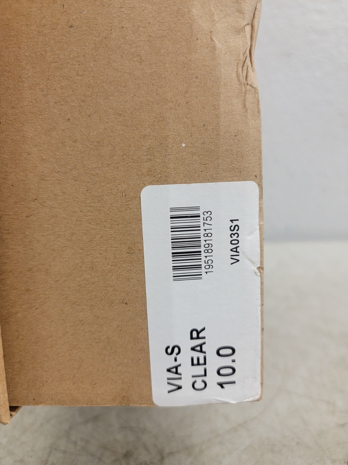 STEVE MADDEN VIA-S CLEAR BOOTIE SZ 10M