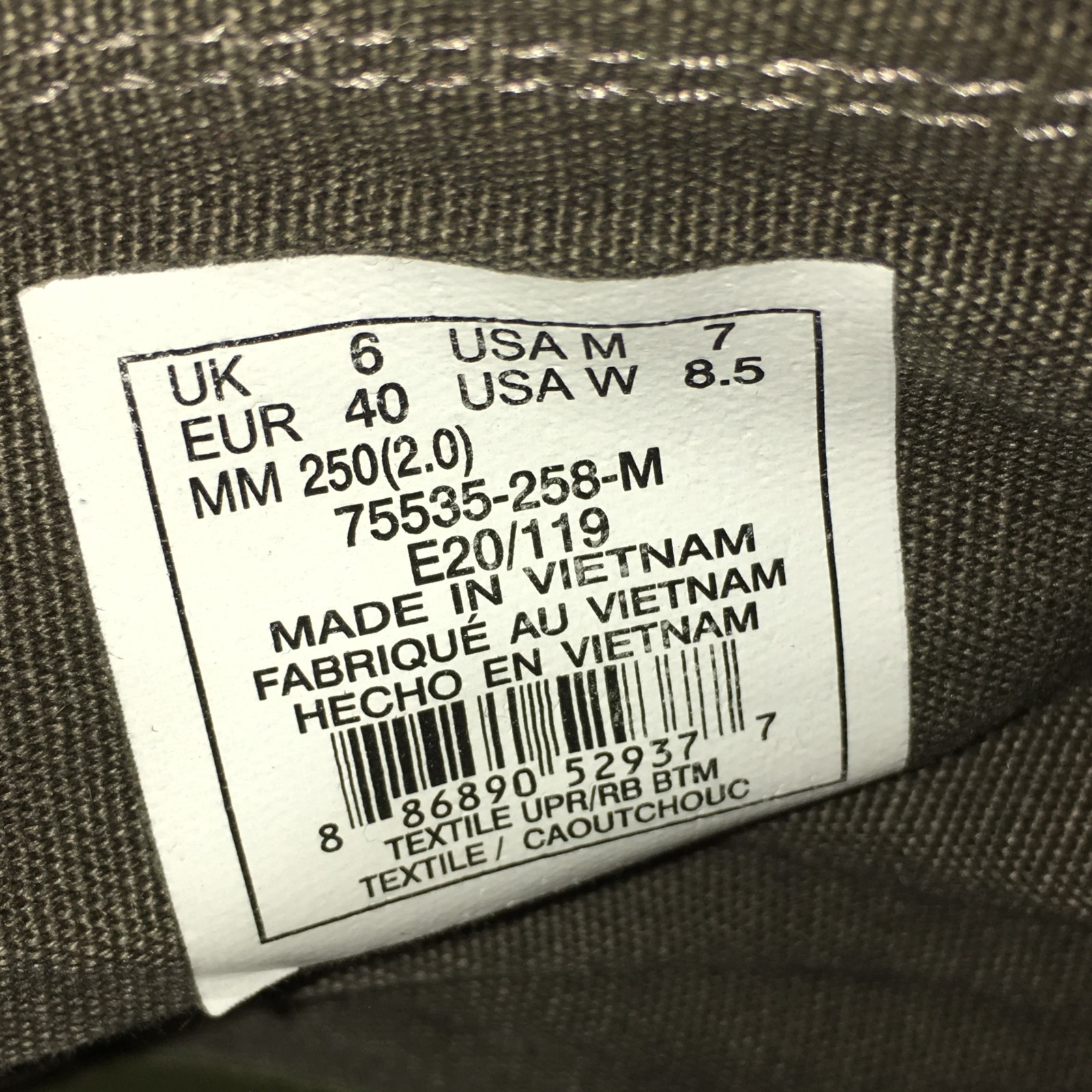 Palladium Pallabrouse Wax Boots Mens 7 Womens 8.5 Hiking Lace Up Canvas Gray