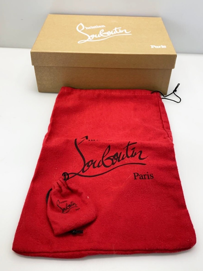 Christian Louboutin So Kate 120PVCLOUBI KRAFT PAT Heels Size EU36 / US6 With Box