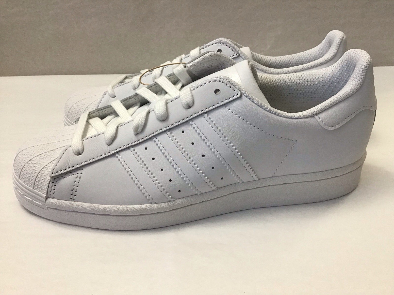 New Adidas Superstar W Womens Size 6.5 Shoes White FV3285 Laces Athletic