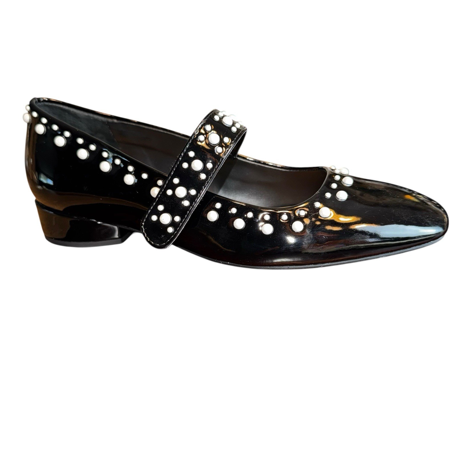 NEW Copper Key Studded Pearl Patent Mary Jane’s Size 9