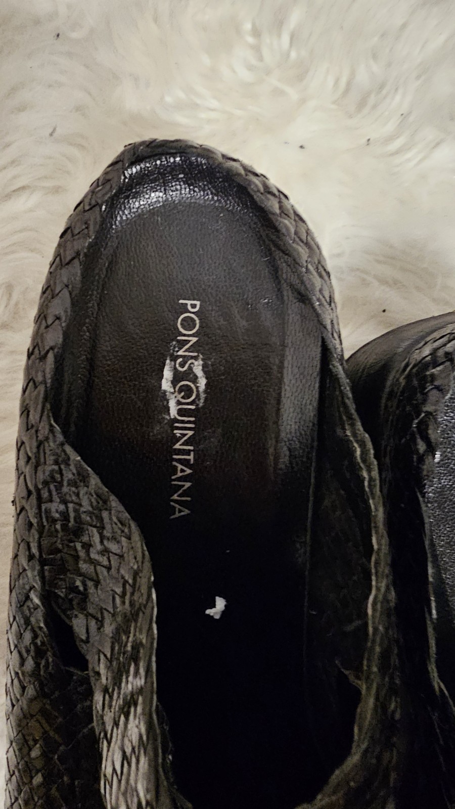 Pons Quintana Sabot size 37 genuine leather sandals Nero handmade new unworn