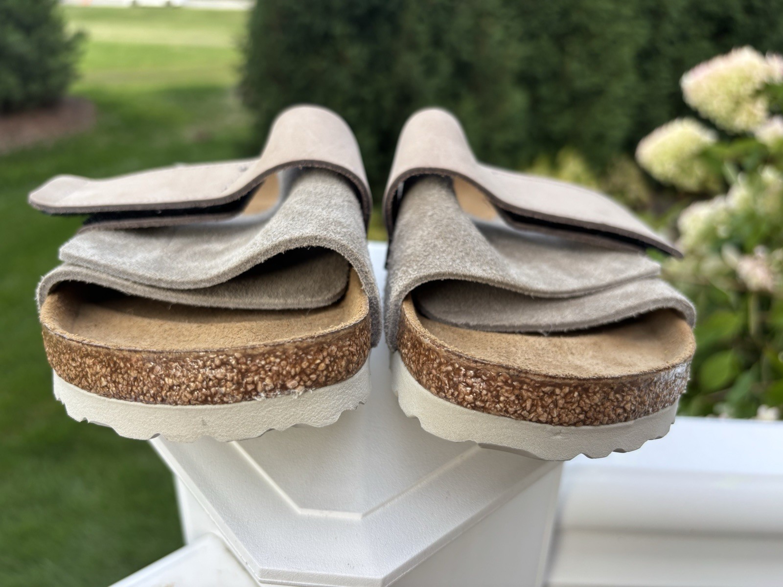 NEW! Birkenstock Kyoto Taupe Nubuck/Suede Leather~Narrow/Regular Size 40(9-9.5)